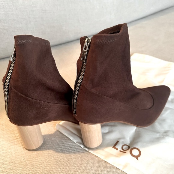NWT LOQ Vero Boots in Brown Suede 38 - Picture 9 of 11